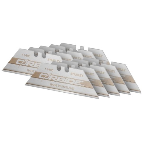 OSTRZE METALOWE TRAPEZOWE DO NOŻYKA WYMIENNE CARBIDE BLADE ZESTAW 10 SZT. OSTRZE METALOWE TRAPEZOWE DO NOŻYKA WYMIENNE CARBIDE BLADE ZESTAW 10 SZT.