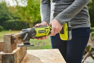 Narzędzie wielofunkcyjne korpus bez akumulatora multitool do cięcia szlifowania skrobania Ryobi R18MT-0 18V