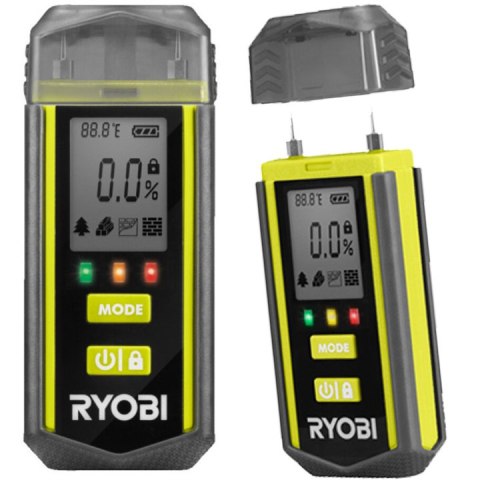 RYOBI MIERNIK POMIARU WILGOTNOŚCI WILGOTNOŚCIOMIERZ DREWNA BETONU LED RBPINMM1 RYOBI MIERNIK POMIARU WILGOTNOŚCI WILGOTNOŚCIOMIERZ DREWNA BETONU LED RBPINMM1