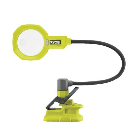 Ryobi Lampa 18V z Lupą 500 Lm na zacisk LED , RML18-0, Elastyczny Ryobi Lampa 18V z Lupą 500 Lm na zacisk LED , RML18-0, Elastyczny