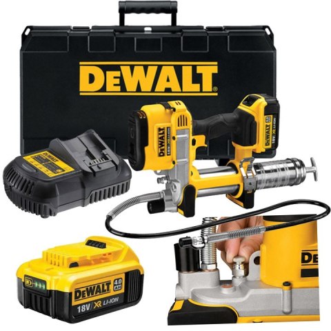 Smarownica z lampą LED Akumulatorowa 18V 1x 4.0 ah DeWALT DCGG571M1 Smarownica z lampą LED Akumulatorowa 18V 1x 4.0 ah DeWALT DCGG571M1