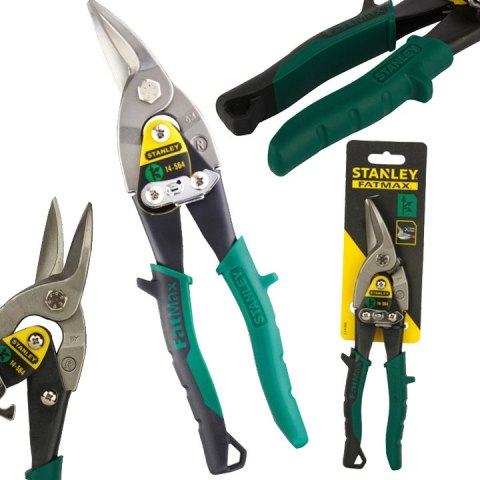 Stanley Fatmax Nożyce do cięcia blachy ODGIĘTE PRAWE 1.2mm PRAWE 2-14-564 Stanley Fatmax Nożyce do cięcia blachy ODGIĘTE PRAWE 1.2mm PRAWE 2-14-564