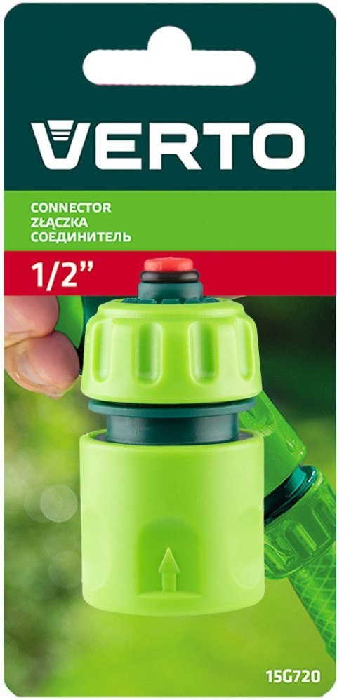 15G721 ZŁĄCZKA STOP 1/2", JEDNOMATERIAŁOWA VERTO 15G721 ZŁĄCZKA STOP 1/2", JEDNOMATERIAŁOWA VERTO
