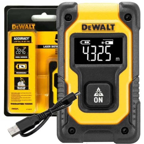 DALMIERZ LASEROWY KIESZONKOWY MAŁY PREZYCYJNY 16M DEWALT DALMIERZ LASEROWY KIESZONKOWY MAŁY PREZYCYJNY 16M DEWALT