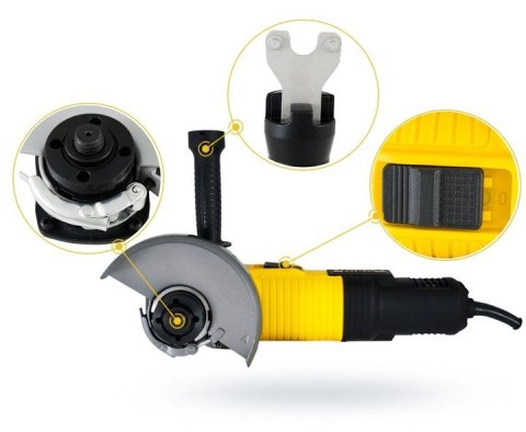 FMEG220-QS STANLEY® FATMAX® 850W 125 MM SZLIFIERKA KĄTOWA FMEG220-QS STANLEY® FATMAX® 850W 125 MM SZLIFIERKA KĄTOWA