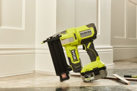 ZESTAW RYOBI SZTYFCIARKA TAKER 18V AirStrike R18GN18 +AKUMULATOR 2Ah + ŁAD. ZESTAW RYOBI SZTYFCIARKA TAKER 18V AirStrike R18GN18 +AKUMULATOR 2Ah + ŁAD.