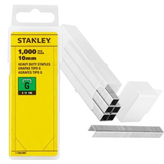 Zszywki Typu G HD 10 MM do gwoździarki tapicerskie do stolarki 1-TRA706T STANLEY