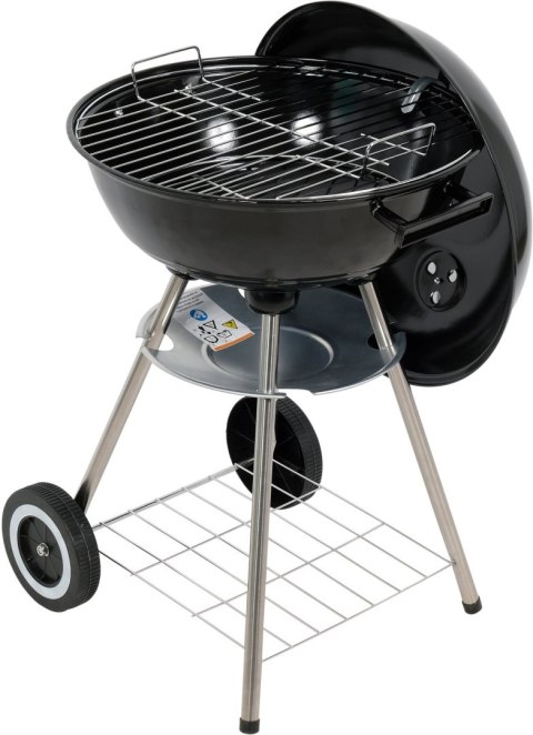 GRILL GRIL OGRODOWY WĘGLOWY OKRĄGŁY POKRYWA NA KÓŁKACH + POKROWIEC GRILL GRIL OGRODOWY WĘGLOWY OKRĄGŁY POKRYWA NA KÓŁKACH + POKROWIEC