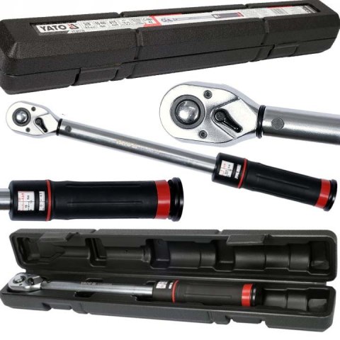 Klucz Dynamometryczny 3/8'' 10-60Nm z Blokadą + ETUI POKROWIECYATO YT-07735