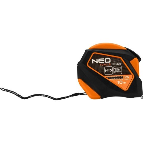 NEO MIARA ZWIJANA STALOWA 10m 25mm AUTO BLOKADA PRZYCISK STOP MAGNES 67-235 NEO MIARA ZWIJANA STALOWA 10m 25mm AUTO BLOKADA PRZYCISK STOP MAGNES 67-235
