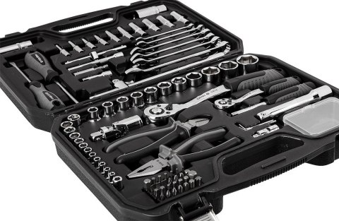 ZESTAW NARZĘDZI KLUCZE NASADOWE płaskie Micha M4K GARAGE 90e 1/4" 1/2" NEO TOOLS 10-100