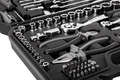 ZESTAW NARZĘDZI KLUCZE NASADOWE płaskie Micha M4K GARAGE 90e 1/4" 1/2" NEO TOOLS 10-100