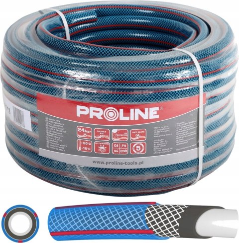 PROLINE WĄŻ OGRODOWY 4-WARSTWOWY 24BAR 3/4'' 50M PODLEWANIA PRODUKT POLSKI PROLINE WĄŻ OGRODOWY 4-WARSTWOWY 24BAR 3/4'' 50M PODLEWANIA PRODUKT POLSKI