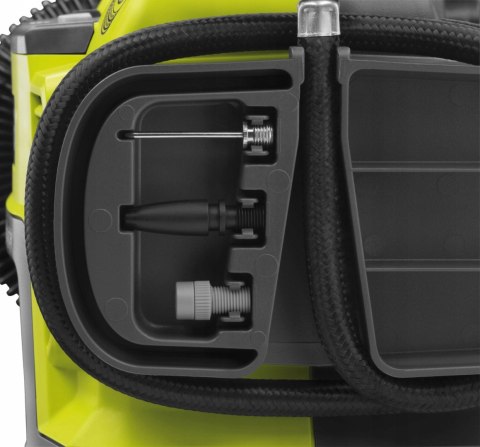 RYOBI POMPKA KOMPRESOR DO POMPOWANIA AKUMULATOROWY 18V R18I + WĘŻE, PRESTA RYOBI POMPKA KOMPRESOR DO POMPOWANIA AKUMULATOROWY 18V R18I + WĘŻE, PRESTA