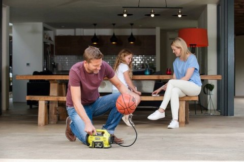 RYOBI POMPKA KOMPRESOR DO POMPOWANIA AKUMULATOROWY 18V R18I + WĘŻE, PRESTA RYOBI POMPKA KOMPRESOR DO POMPOWANIA AKUMULATOROWY 18V R18I + WĘŻE, PRESTA