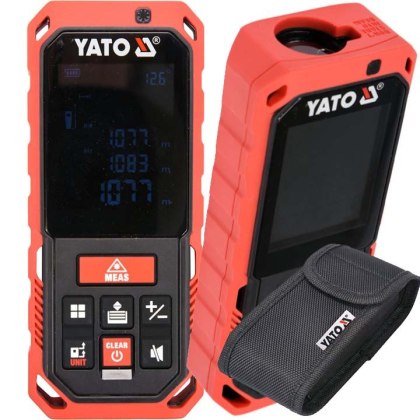Dalmierz Laserowy 40 m 10 Trybów Pomiaru Miernik Odległości precyzyjny YATO YT-73126