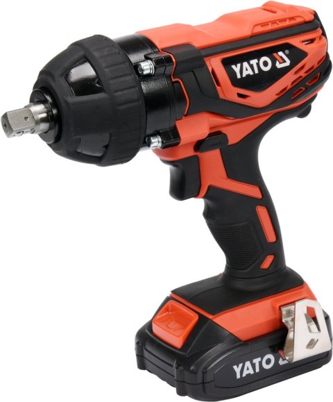 YATO KLUCZ UDAROWY AKUMULATOROWY 18V + 4 NASADKI 1/2" 300Nm 2,0AH ZESTAW YATO KLUCZ UDAROWY AKUMULATOROWY 18V + 4 NASADKI 1/2" 300Nm 2,0AH ZESTAW