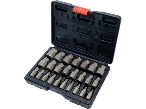 YATO ZESTAW 25 WYKRĘTAKÓW DO USZKODZONYCH ŚRUB HEX TORX SPLINE YT-06034 YATO ZESTAW 25 WYKRĘTAKÓW DO USZKODZONYCH ŚRUB HEX TORX SPLINE YT-06034