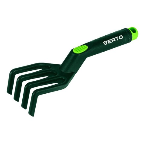 ZESTAW NARZĘDZI RĘCZNYCH 4 SZT. TWORZYWO SZTUCZNE (GRABKI, PAZURKI, ŁOPATKA, MOTYKO/PAZURKI) 15G419 VERTO