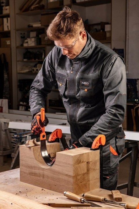 NEO Ścisk automatyczny 75x450mm siła ścisku 135 kg NEO Ścisk automatyczny 75x450mm siła ścisku 135 kg