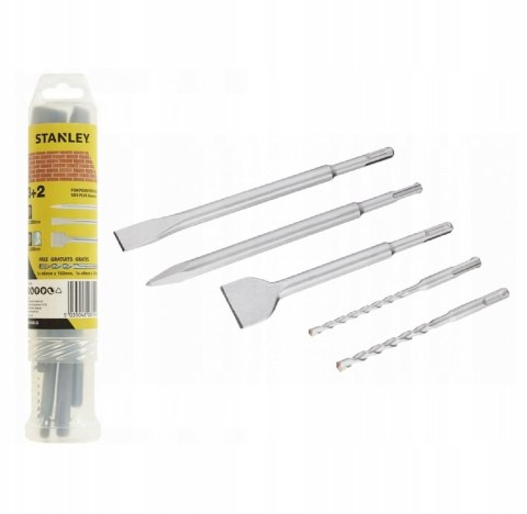 STA54400-XJ Zestaw dłut 3 szt. i wierteł 2 szt. SDS-Plus Stanley STA54400-XJ Zestaw dłut 3 szt. i wierteł 2 szt. SDS-Plus Stanley