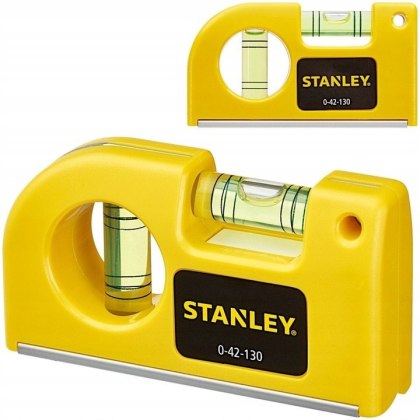 POZIOMICA KIESZONKOWA Z KLIPEM MAŁA MAGNETYCZNA PODSTAWA KOMPAKTOWA STANLEY 42-130