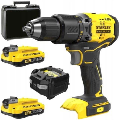 STANLEY FATMAX SFMCD715D2K UDAROWA AKUMULATOROWA WIERTARKO-WKRĘTARKA 60Nm STANLEY FATMAX SFMCD715D2K UDAROWA AKUMULATOROWA WIERTARKO-WKRĘTARKA 60Nm