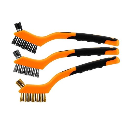 SZCZOTKI DRUCIANE ZESTAW 3 SZT, 3X7 RZĘDÓW 39-100 Neo Tools SZCZOTKI DRUCIANE ZESTAW 3 SZT, 3X7 RZĘDÓW 39-100 Neo Tools