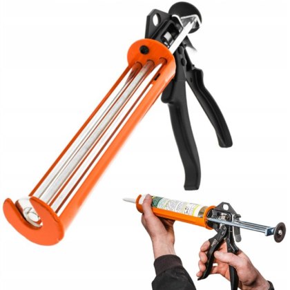 WYCISKACZ PISTOLET DO TUB Z SILIKONEM MAS USZCZELNIAJĄCYCH KLEJU 240 MM 61-004 NEO TOOLS
