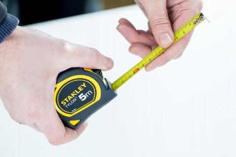 Taśma miernicza 5 m miara zwijana OPP solidna dokładna budowlana narzędzie pomiarowe Stanley 0-30-697 Taśma miernicza 5 m miara zwijana OPP solidna dokładna budowlana narzędzie pomiarowe Stanley 0-30-697