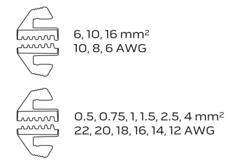01-506 SZCZYPCE DO ZACISKANIA KOŃCÓWEK TULEJKOWYCH 0.5-16 MM2 (22-6 AWG) NEO TOOLS 01-506 SZCZYPCE DO ZACISKANIA KOŃCÓWEK TULEJKOWYCH 0.5-16 MM2 (22-6 AWG) NEO TOOLS