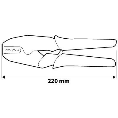 01-506 SZCZYPCE DO ZACISKANIA KOŃCÓWEK TULEJKOWYCH 0.5-16 MM2 (22-6 AWG) NEO TOOLS 01-506 SZCZYPCE DO ZACISKANIA KOŃCÓWEK TULEJKOWYCH 0.5-16 MM2 (22-6 AWG) NEO TOOLS