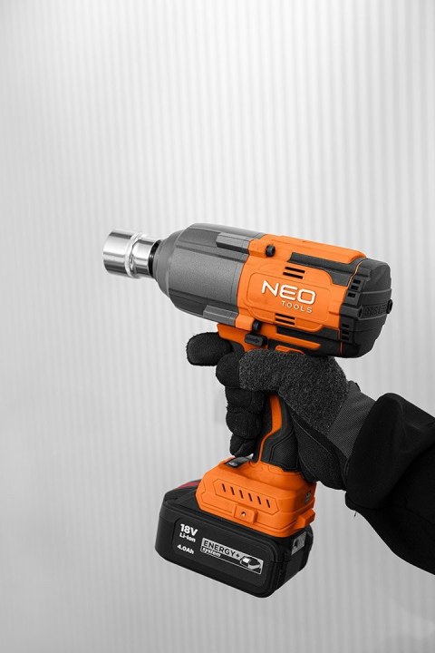 04-618 KLUCZ UDAROWY BEZSZCZ. 1100NM AKUMULATOROWY ENERGY+ 18V NEO TOOLS 04-618 KLUCZ UDAROWY BEZSZCZ. 1100NM AKUMULATOROWY ENERGY+ 18V NEO TOOLS