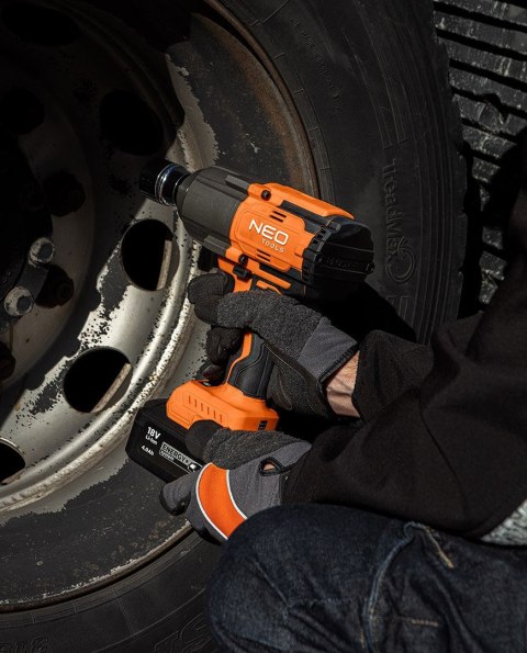04-618 KLUCZ UDAROWY BEZSZCZ. 1100NM AKUMULATOROWY ENERGY+ 18V NEO TOOLS 04-618 KLUCZ UDAROWY BEZSZCZ. 1100NM AKUMULATOROWY ENERGY+ 18V NEO TOOLS