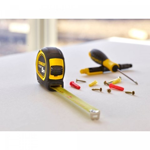 Miara zwijana TYLON 5m x 19mm stalowa taśma trwała obudowa precyzyjny pomiar STANLEY 1-30-697