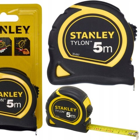 Miara zwijana TYLON 5m x 19mm stalowa taśma trwała obudowa precyzyjny pomiar STANLEY 1-30-697
