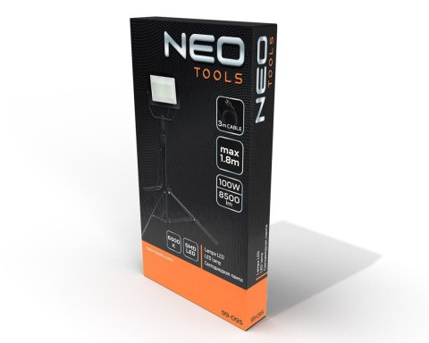 99-095 REFLEKTOR POJEDYNCZY 100W SMD LED 8500LM NA STATYWIE 1.8M NEO TOOLS 99-095 REFLEKTOR POJEDYNCZY 100W SMD LED 8500LM NA STATYWIE 1.8M NEO TOOLS