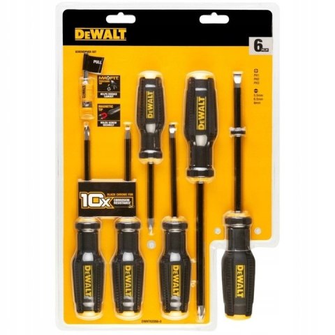 ZESTAW WKRĘTAKÓW ŚRUBOKRĘTÓW 6 SZTUK KOŃCÓWKA MAGNETYCZNA DeWALT DWHT62056-0 ZESTAW WKRĘTAKÓW ŚRUBOKRĘTÓW 6 SZTUK KOŃCÓWKA MAGNETYCZNA DeWALT DWHT62056-0