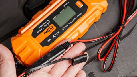 11-891-1 PROSTOWNIK AUTOMATYCZNY 4A/70W, 3-120AH, DO AKUMULATORÓW KWASOWYCH/AGM/GEL NEO TOOLS 11-891-1 PROSTOWNIK AUTOMATYCZNY 4A/70W, 3-120AH, DO AKUMULATORÓW KWASOWYCH/AGM/GEL NEO TOOLS