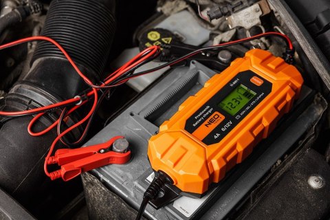 11-891-1 PROSTOWNIK AUTOMATYCZNY 4A/70W, 3-120AH, DO AKUMULATORÓW KWASOWYCH/AGM/GEL NEO TOOLS 11-891-1 PROSTOWNIK AUTOMATYCZNY 4A/70W, 3-120AH, DO AKUMULATORÓW KWASOWYCH/AGM/GEL NEO TOOLS