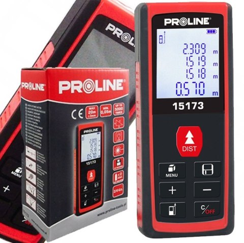 15173 Dalmierz laserowy miernik cyfrowy 20m Proline 15173 Dalmierz laserowy miernik cyfrowy 20m Proline