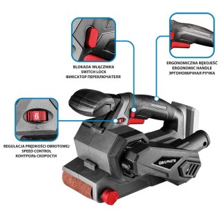 58GE136 SZLIFIERKA TAŚMOWA AKUMULATOROWA ENERGY+ 18V GRAPHITE