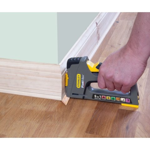 Zszywacz FatMax TR75 6w1 narzędzie uniwersalne zszywki LD/HD trwały ergonomiczny do użytku profesjonalnego Stanley FMHT6-70868 Zszywacz FatMax TR75 6w1 narzędzie uniwersalne zszywki LD/HD trwały ergonomiczny do użytku profesjonalnego Stanley FMHT6-70868