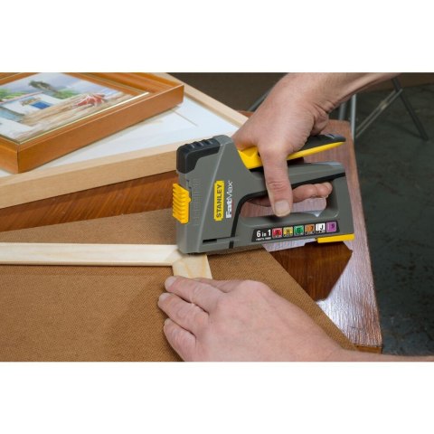 Zszywacz FatMax TR75 6w1 narzędzie uniwersalne zszywki LD/HD trwały ergonomiczny do użytku profesjonalnego Stanley FMHT6-70868 Zszywacz FatMax TR75 6w1 narzędzie uniwersalne zszywki LD/HD trwały ergonomiczny do użytku profesjonalnego Stanley FMHT6-70868