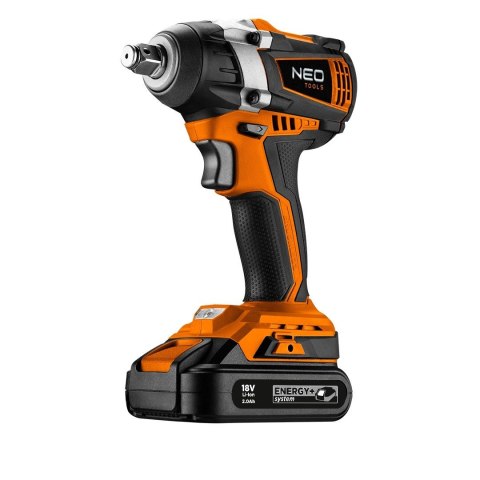 08-600 KLUCZ UDAROWY, AKUMULATOROWY 2X18V/2.0AH, Z ZESTAWEM NASADEK 1/2" NEO TOOLS 08-600 KLUCZ UDAROWY, AKUMULATOROWY 2X18V/2.0AH, Z ZESTAWEM NASADEK 1/2" NEO TOOLS