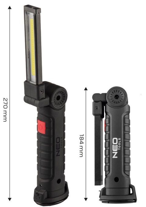 99-041 LAMPA WARSZTATOWA AKUMULATOROWA 200 LM COB + LATARKA NEO TOOLS 99-041 LAMPA WARSZTATOWA AKUMULATOROWA 200 LM COB + LATARKA NEO TOOLS