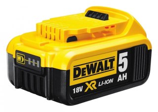 Akumulator Li-Ion 5,0 Ah 18V XR wysoka wydajność długi czas pracy kompatybilny z narzędziami XR DeWalt DCB184-XJ