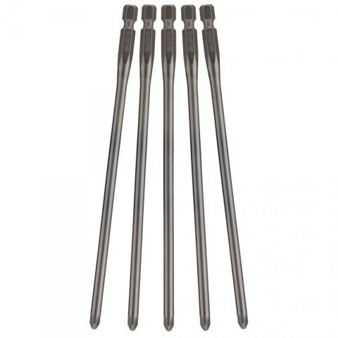 Bity PH2 153mm – zestaw 5sztuk długie końcówki wkrętakowe DeWalt DT20425-QZ