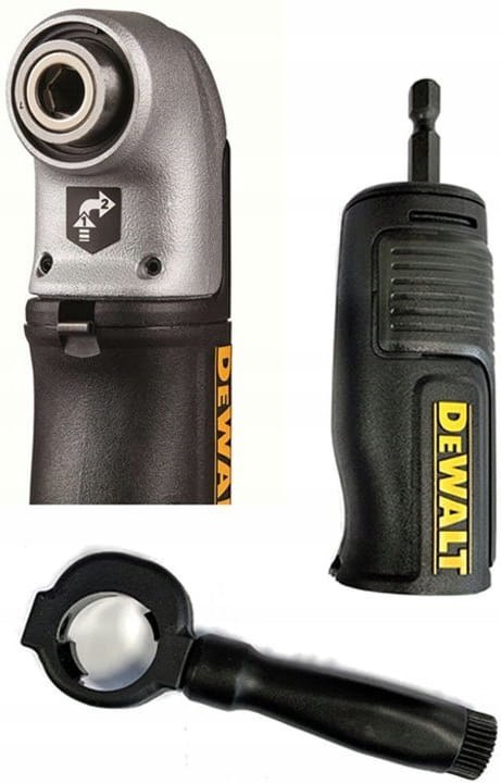 Udarowa głowica kątowa adapter udarowy do bitów i nasadek końcówka DeWalt DT20500-QZ