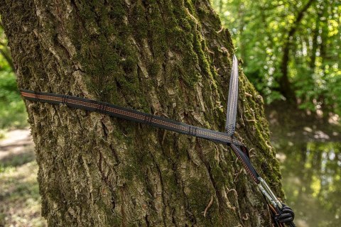 Taśmy do hamaka 2.5m 300kg 15 oczek zestaw 2 sztuki mocne pasy zawieszenie hamakowe wytrzymałe outdoor NEO TOOLS 63-141